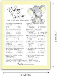 Sep 06, 2021 · a comprehensive database of more than 70 noun quizzes online, test your knowledge with noun quiz questions. Gender Neutral Baby Trivia Game Pack Of 25 Baby Shower Game Gender Neutral Baby Shower Activity Yellow Polka Dot Baby Elephant Trivia Baby Shower Game Sku G521 Trv Amazon Ca Health