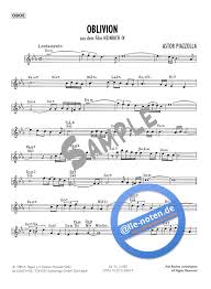 Astor piazzolla & orchestra milano. Oblivion By Astor Piazzolla Sheet Music For Oboe