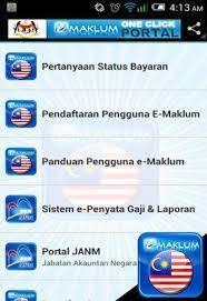 Cara mudah untuk membuat semakan pada emaklum. E Maklum One Click Portal 1 0 Muat Turun Apk Android Aptoide