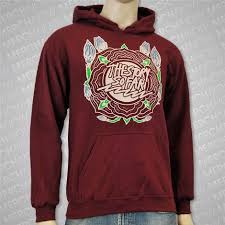 Flower Maroon Hooded Pne0 Merchnow Your Favorite Band Merch Music And More Band Merch Merch Merchnow