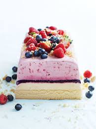 For a more layered look, you could use two different. Perfect For Entertaining This Summer Our Berry Ice Cream Slice Is A Sweet And Refreshing Treat That Wil Christmas Ice Cream Ice Cream Desserts Frozen Desserts