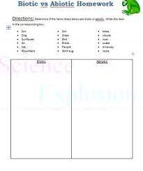 Biotic Vs Abiotic By Science Explosion Teachers Pay Teachers Abiotic Life Science Lessons Science Biology