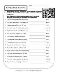 Playing With Adverbs Free Printable Adverb Worksheets Adverbs Worksheet Grammar Worksheets Adverbs