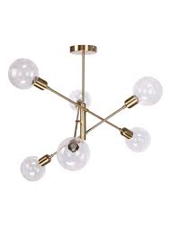 Nova Glass Semi Flush Light W68cm X H64cm Gold Semi Flush Lighting Flush Lighting Ceiling Light Shades
