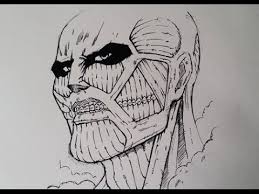 Attack on titans features titans of varying types, some being stronger than others. Lineart Only Drawing Colossal Titan Attack On Titan Youtube