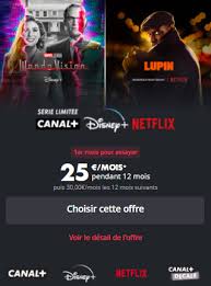 Mais peu importe que netflix soit dispo sur la télé. Les Promos Canal Du Moment
