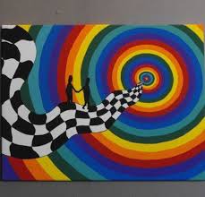 Painting Ideas On Canvas Trippy 22 Ideas Hippie Painting Trippy Painting Small Canvas Art