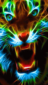 Neon Big Cat Iphone Wallpaper Background Big Cats Art Tiger Art Animal Wallpaper