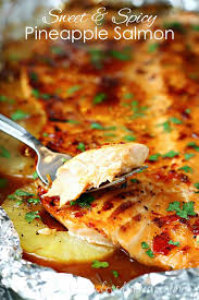 But tacos can be made with all manner of marine life, from shrimp to salmon! Sweet And Spicy Pineapple Salmon Let S Dish Recipes