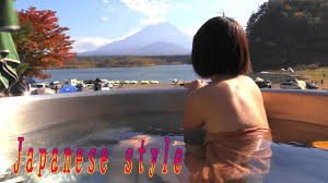This Is A Japanese Style Bath Fusion Of Mount Fuji And Hot Springs In Japan Youtube