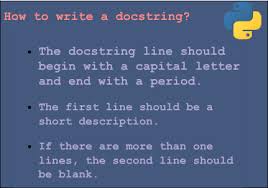 By frank hofmann • 0 comments. What Is A Python Docstring