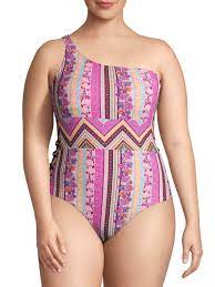 Xoxo Womena S Plus Size Cage One Shoulder One Piece Swimsuit Ad Size Aff Women Xoxo In 2020 One Piece Flattering Swimwear One Piece Swimsuit
