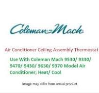 Coleman Mach Thermostat For Air Conditioner Ceiling Assembly Heat and Cool