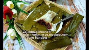 1/2 biji kelapa muda parut. Resepi Tepung Bungkus Azie Kitchen