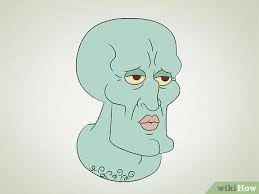 Patrick starfish and the best friend of spongebob cartoon. 3 Ways To Draw Squidward From Spongebob Squarepants Wikihow