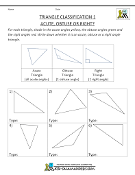 4th Grade Geometry Geometry Worksheets Triangle Worksheet Angles Worksheet