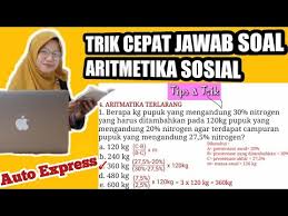 Check spelling or type a new query. Cara Cepat Mengerjakan Soal Aritmatika Sosial Pesat Id