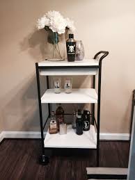 Black And Gold Bar Cart Small Kitchen Carts Ideas Bar Cart Decor Home Bar Accessories Bar Cart