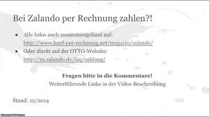 Bei zalando können sie modische kleidung sowie schuhe und accessoires kaufen. Bei Zalando Auf Rechnung Bestellen So Gehts Youtube