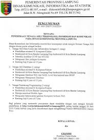 Untuk lulusan smp cari di antara 18.300+ lowongan kerja terbaru di indonesia dan di luar negeri gaji yang layak pekerjaan penuh waktu, sementara dan paruh waktu cepat & gratis pemberi kerja terbaik kerja: Lowongan Kerja Rekrutmen Dinas Kominfotik Lampung Juli 2019