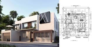 Ce surplus de surface habitable permet de créer des pièces supplémentaires. Plan Villa R 1 Avec Sous Sol Et 5 Chambres