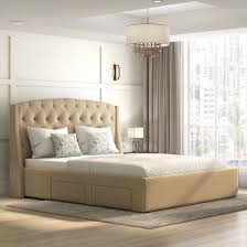 Just like the legendary greek god, our king (or queen) sized adonis platform bed combines unparalleled beauty with sweeping grace. King Size Bed Upto 25 Off Buy King Size Beds Online At Best Prices Urban Ladder