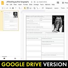 Maybe you would like to learn more about one of these? J K Rowling Author Study Biography Worksheet Harry Potter Pdf Google Drive