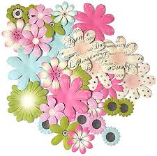 Small paper flowers for card making. Small Paper Flowers Die Cut Cardstock For Crafts Card Making Scrapbooking Gifts Decorations Assorted Sizes And Colors Buy Online In Zambia At Desertcart Productid 34086242