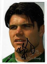 Kyle Brady Signed 1995 Flair Wave Of The Future Card #1