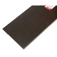 Rubbermaid Espresso Laminated Wood Shelf 8 In D X 36 In L 1801776 The Home Depot Wood Shelves Wood Laminate White Wood Shelves