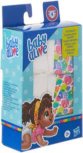 Buy Baby Alive Doll Diaper Refill Includes 4 Diapers Toys Accessories For Kids Ages 3 Years Old And Up Online In Turkey B07vzkh153