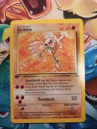 Kicklee kann seine beine ausfahren und einziehen. Pokemon Karte Kicklee First Edition Kaufen Auf Ricardo