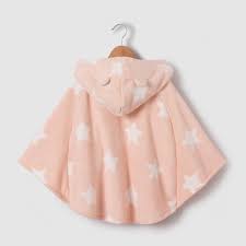 Women's size medium | la redoute poncho cape chunky knit casual check winter. Fluffy Effect Fleece Hooded Poncho 2 12 Years Printed Abcd R La Redoute Baby Dress Patterns Comfy Outfits Baby Girl Clothes