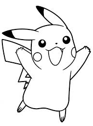 Pikachu Line Drawing Free Download On Clipartmag Pokemon Coloring Pages Pokemon Coloring Pikachu Coloring Page