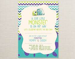 Monsters Inc Baby Shower Invitations Monsters Inc Invitations Baby Shower Monsters Inc Party Theme Monsters Inc Party Convite De Aniversario Convite Festa