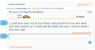 Free typing speed games are the most popular way to develop keyboarding skills! How To Mess With Typeracer Writing A Bot To Mess Around With By Alvin Lin Hackernoon Com Medium