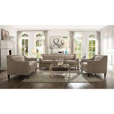 Darby Home Co Featherstone 3 Piece Living Room Set Beige Living Rooms Living Room Sets 3 Piece Living Room Set