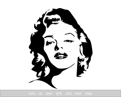 Marilyn monroe svg celebrity svg celebrity clipart marilyn etsy in 2020 celebrity shirts marilyn monroe marilyn monroe tattoo. Marilyn Monroe Svg Woman Svg Files For Cricut Beautiful Dxf Etsy Stencils For Wood Signs Lost Images Svg