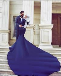 And today let's talk about mermaid bridesmaid gowns. Navy Blue Mermaid Wedding Dresses Wedding Dresses