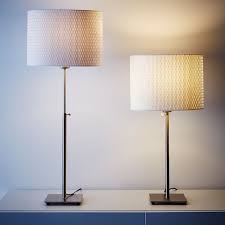 Alang Table Lamp With Led Bulb Nickel Plated White Ikea Table Lamp Lamp Ikea Table Lamp