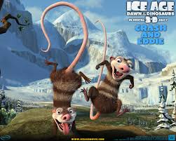 When becoming members of the site, you could use the full range of functions and enjoy the most exciting films. Two Opossums From The Ice Age One Is Crash And Which Is Eddie 1280x1024 Download Hd Wallpaper Wallpapertip