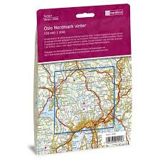Searchable map/satellite view of oslo. Oslo Nordmark Winter Nordeca Turkart Hiking Map 2425 With Tourist Information