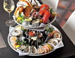 Spend The Evening At Fishing With Dynamite L A Tasting Table Seafood Platter Food Platters Recipes