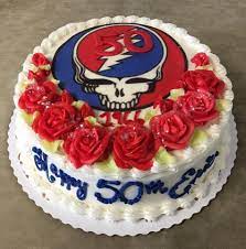 This is a grateful dead bear cake made for a teenager's birthday. Grateful Dead Themed 50th Birthday Cake