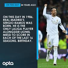 Fc barcelona sent birthday greetings to lionel messi as the club captain turned 34 on thursday, at a time when his future remains unresolved. Optajose On Twitter 30 3 On This Day In 1986 Realmadrid S Sergio Ramos Was Born He Is The Only Laliga Player Alongside Lionel Messi To Score In Each Of The Last