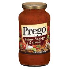 Prego Italian Sausage Garlic Meat Italian Sauce 23 5 Oz Italian Sauce Italian Tomato Sauce Flavorful Tomato Sauce