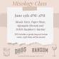 June Mixology Class