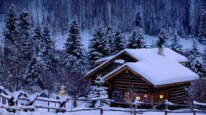 Maybe you would like to learn more about one of these? Christmas Snow Pine Trees Cabin Hd Wallpapers Desktop And Mobile Images Photos