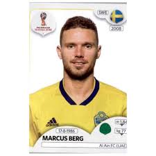 In the current club fc krasnodar played 2 seasons, during this time he played 71 matches and scored 22 goals. Sticker From Marcus Berg 489 Panini World Cup Russia 2018