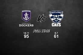 The dockers and cats clash in round eight. Full Time Fremantle Vs Geelong Round 20 2019 Afl News Zero Hanger